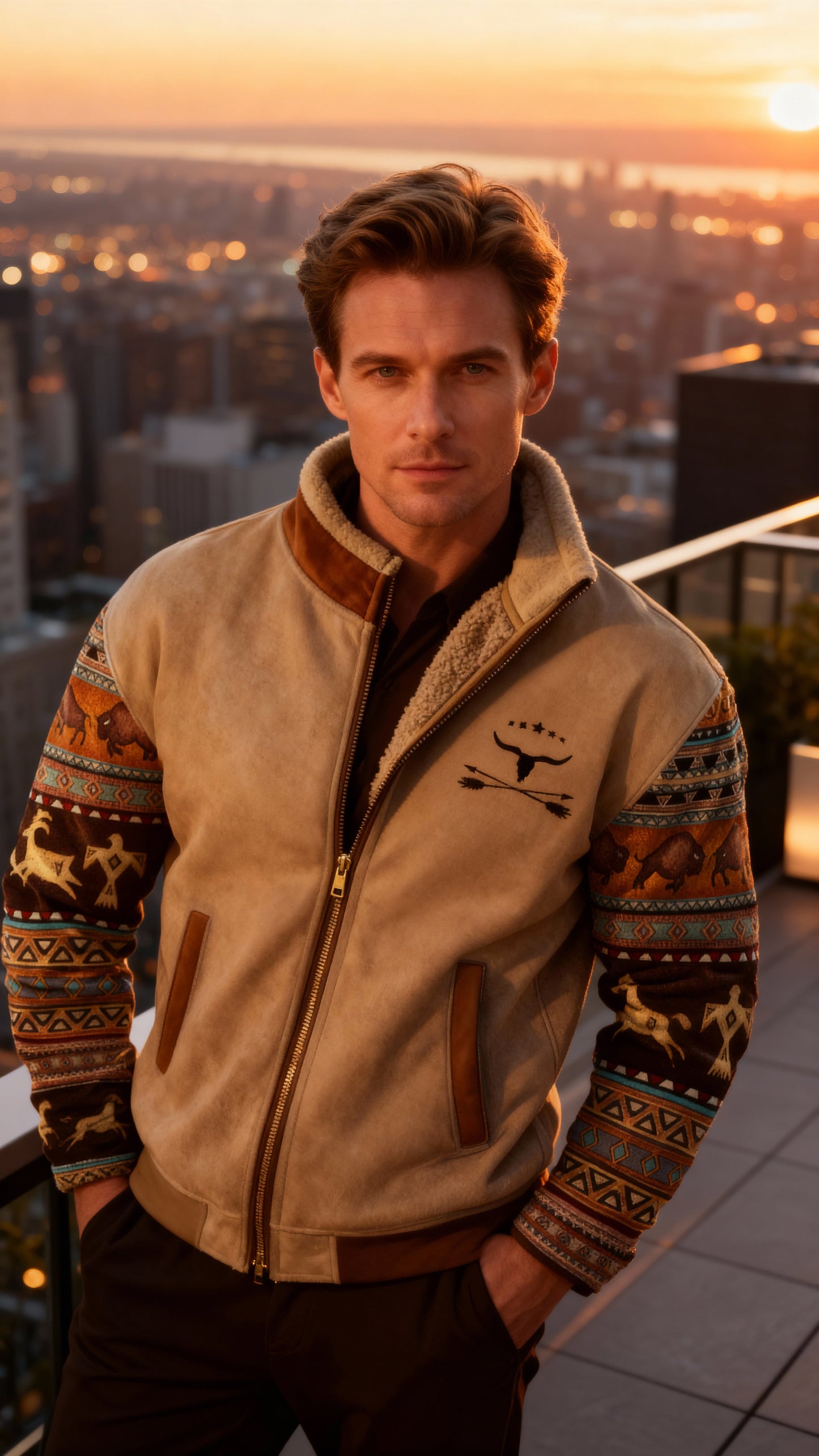 Marek | Stylowa Bluza Polarowa z Termiczną Podszewką