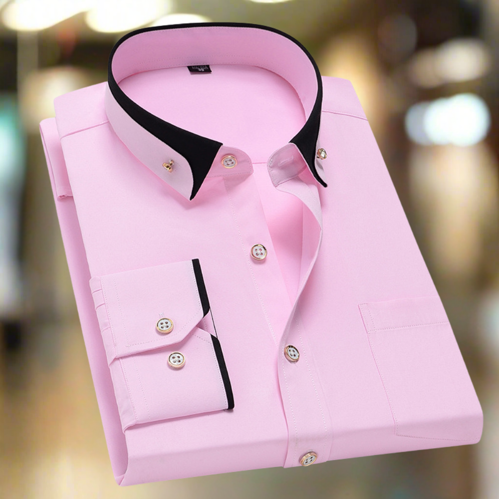 Daniel | Klasyczna bawełniana koszula z długim rękawem