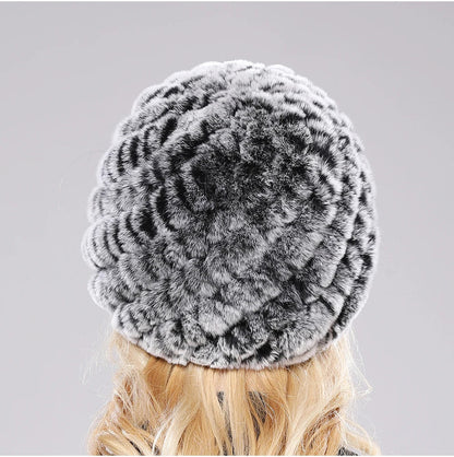 Eleonora | Czapka z pluszowego futra