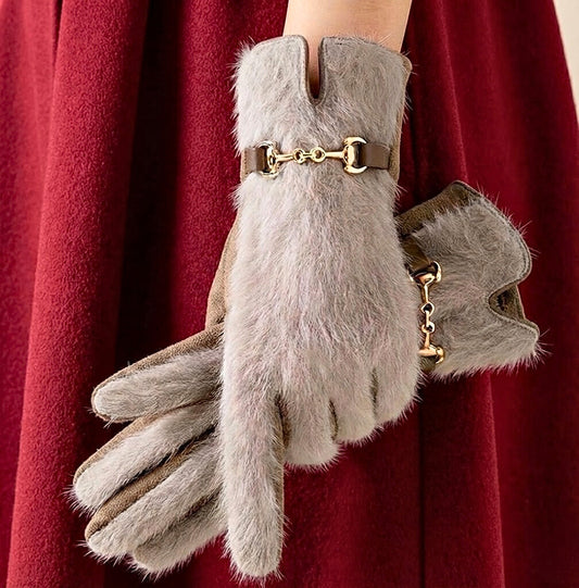 Kornelia I Rękawice z futra syberyjskiej