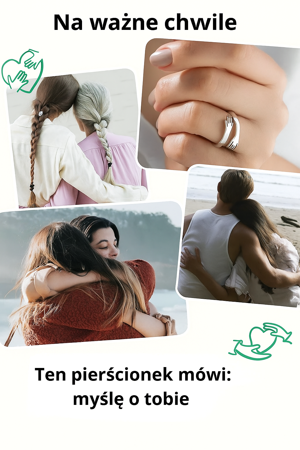 Patrycja I Pierścionek Przytulenie regulowany pierścionek