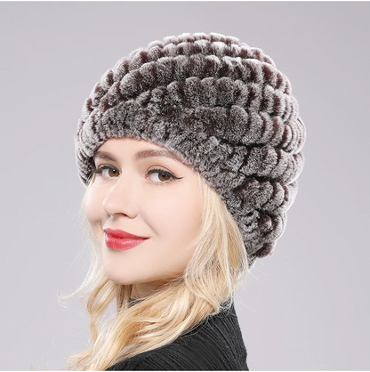 Eleonora | Czapka z pluszowego futra