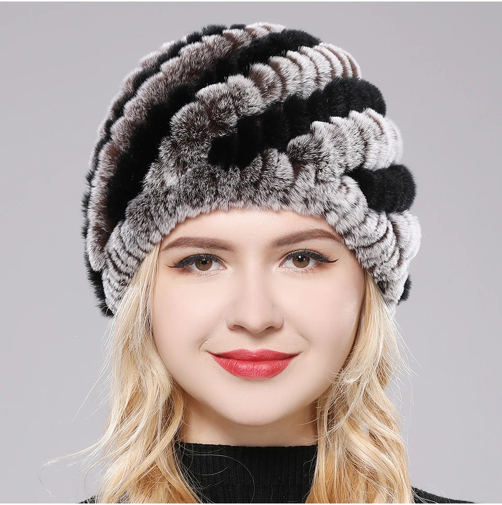 Eleonora | Czapka z pluszowego futra